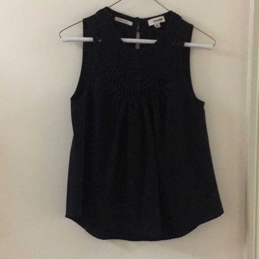 Storee black tank top blouse